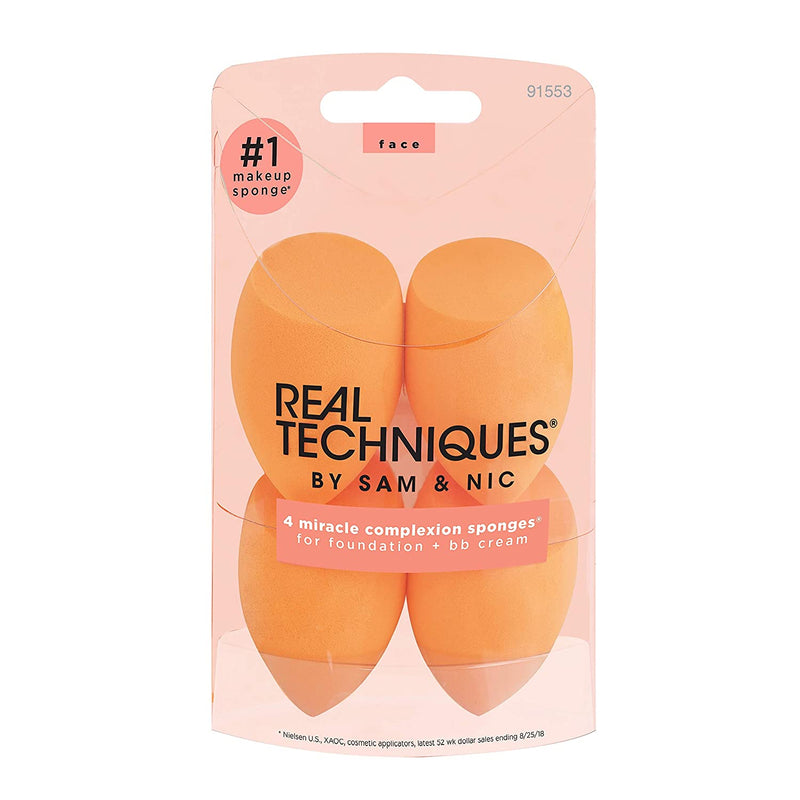 Real Techniques - 4 Pack Miracle Complexion Sponge