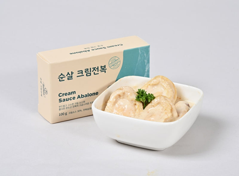 Canned abalone in cream sauce 100g