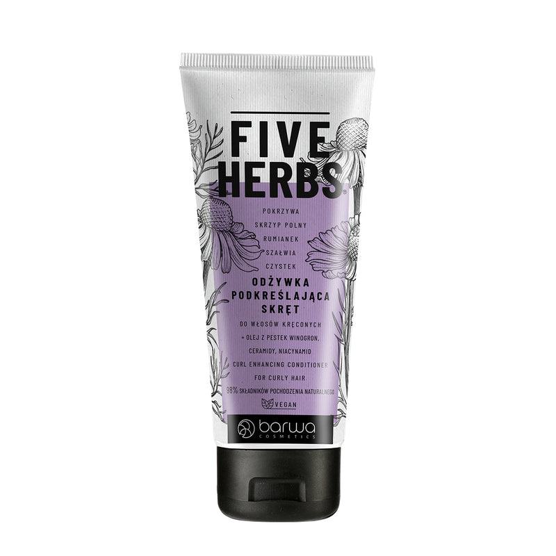 FIVE HERBS - Curl Enhancing Conditioner for curly hair 180ml