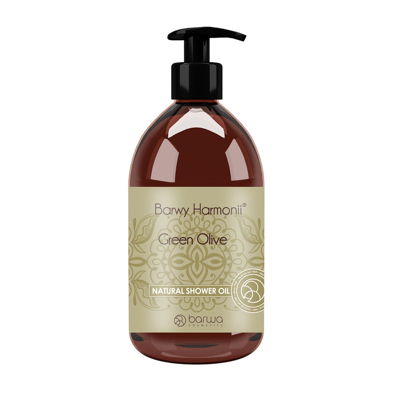 Barwy Harmonii - Green olive natural shower oil 440ml