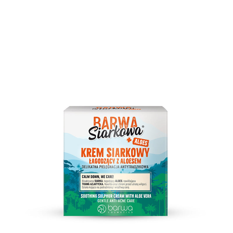 BARWA Siarkowa - Soothing sulphur cream with aloe vera 50ml