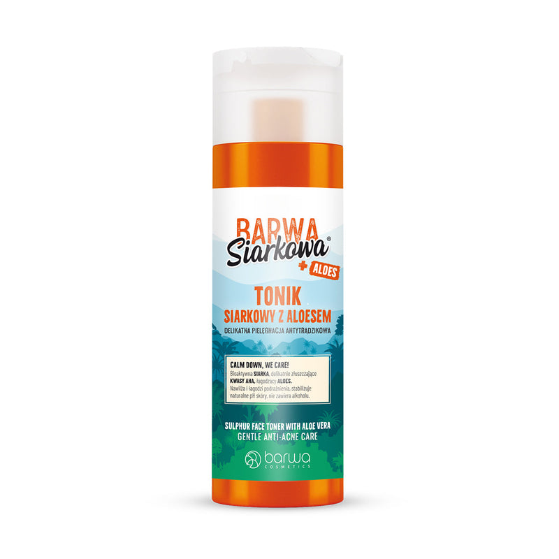 BARWA Siarkowa - Sulphur face toner with aloe vera 200ml