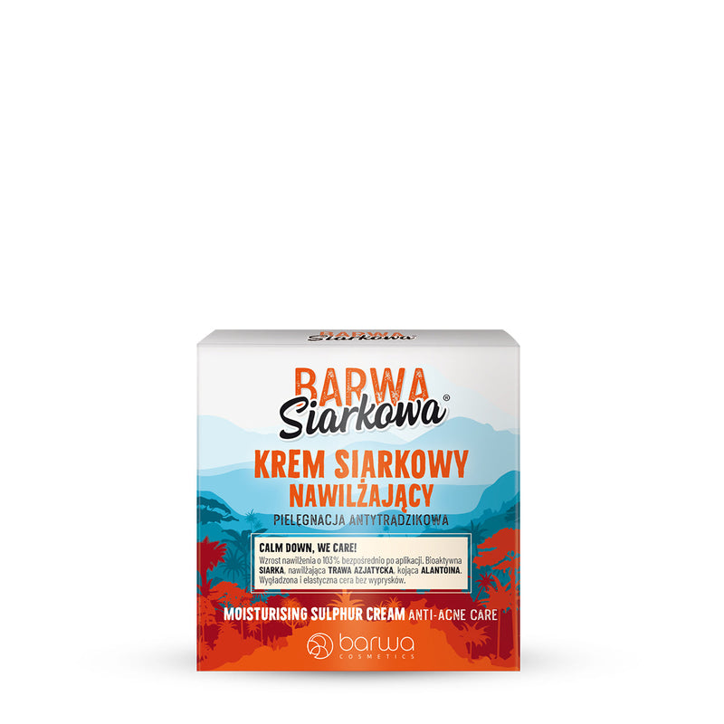 BARWA Siarkowa - Moisturising sulphur cream anti-acne care 50ml