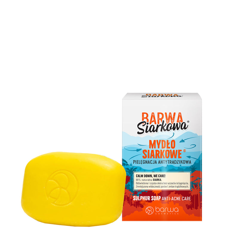 BARWA Siarkowa - Sulphur bar soap anti-acne care 100g