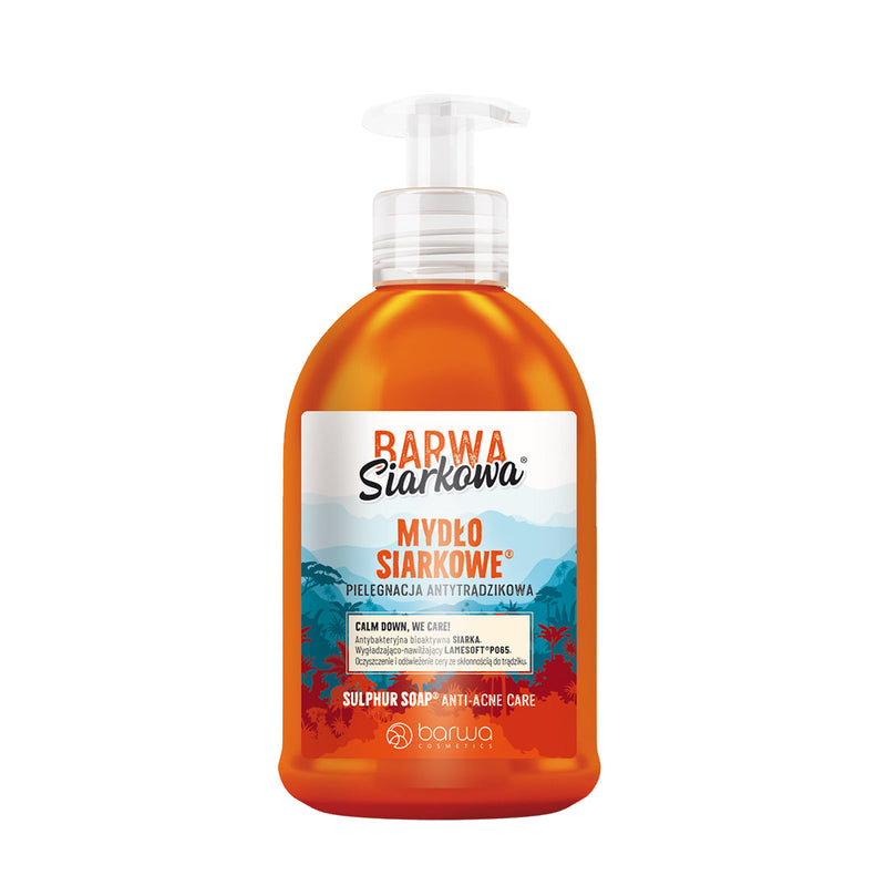 BARWA Siarkowa - Sulphur soap anti-acne care (liquid soap) 300ml