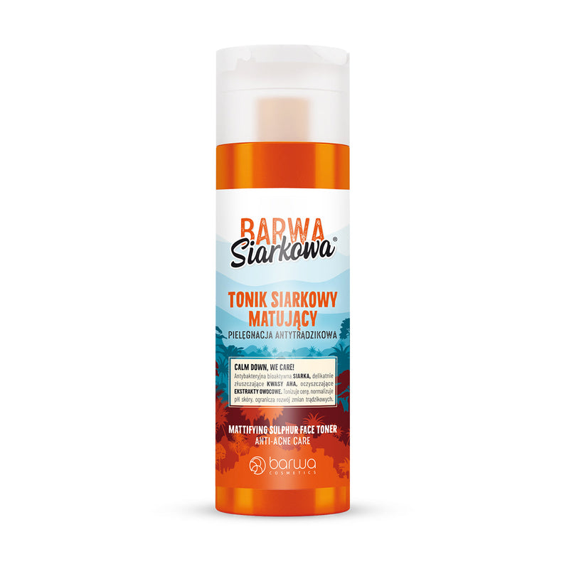 BARWA Siarkowa - Mattifying sulphur face toner anti-acne care 200ml