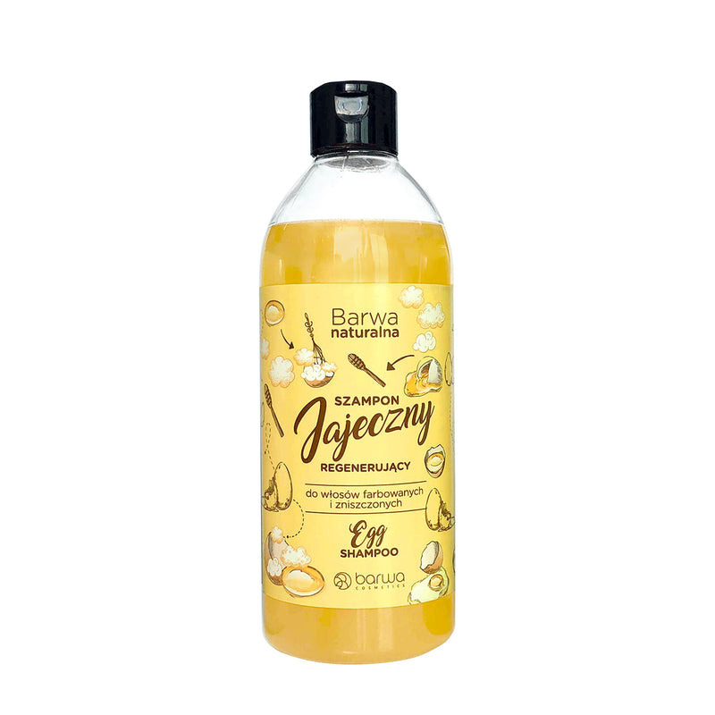 Barwa Naturalna - NATURAL REGENERATING EGG SHAMPOO 500ml