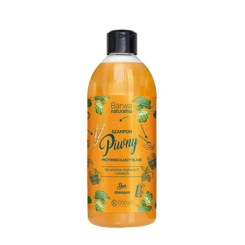 Barwa Naturalna - NATURAL BEER SHAMPOO RESTORING RADIANCE 500ml