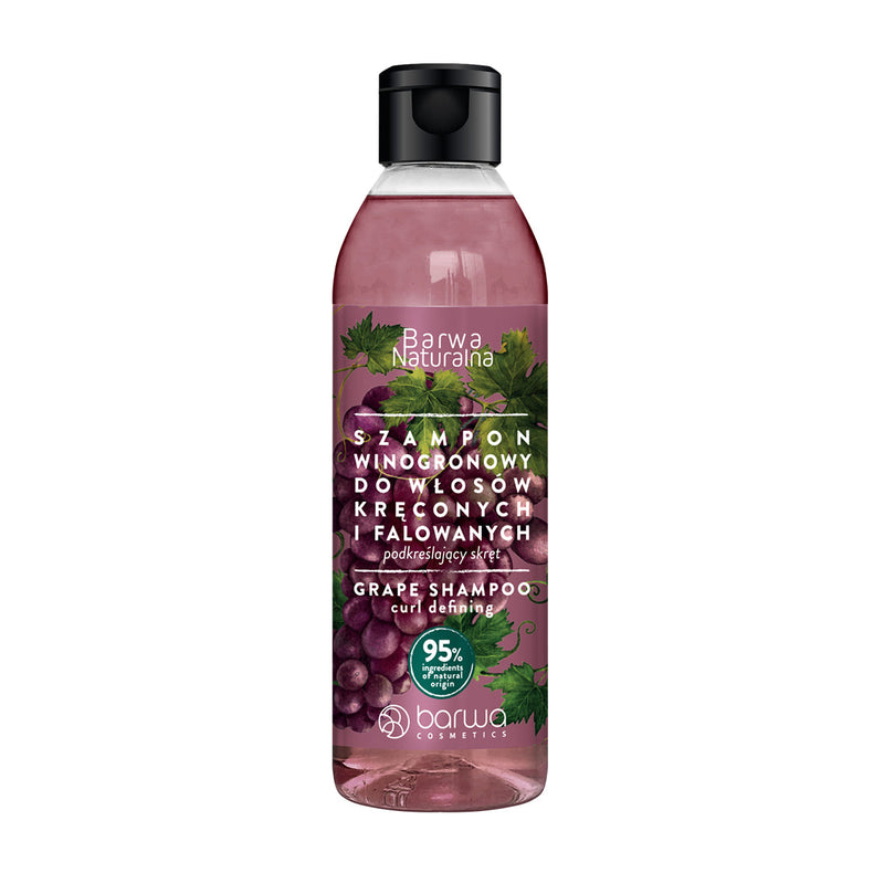 Barwa Naturalna - Grape Shampoo for Curly & Wavy Hair 300 ml