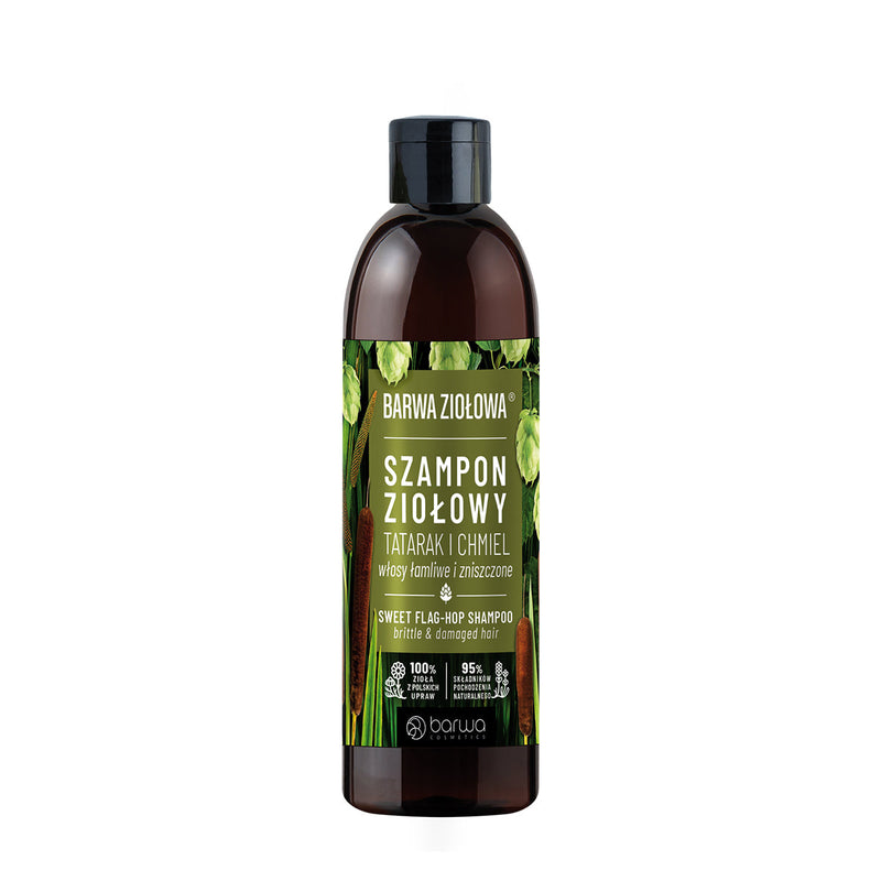 BARWA ZIOŁOWA - Sweet flag-hop shampoo for brittle and damaged hair 250 ml