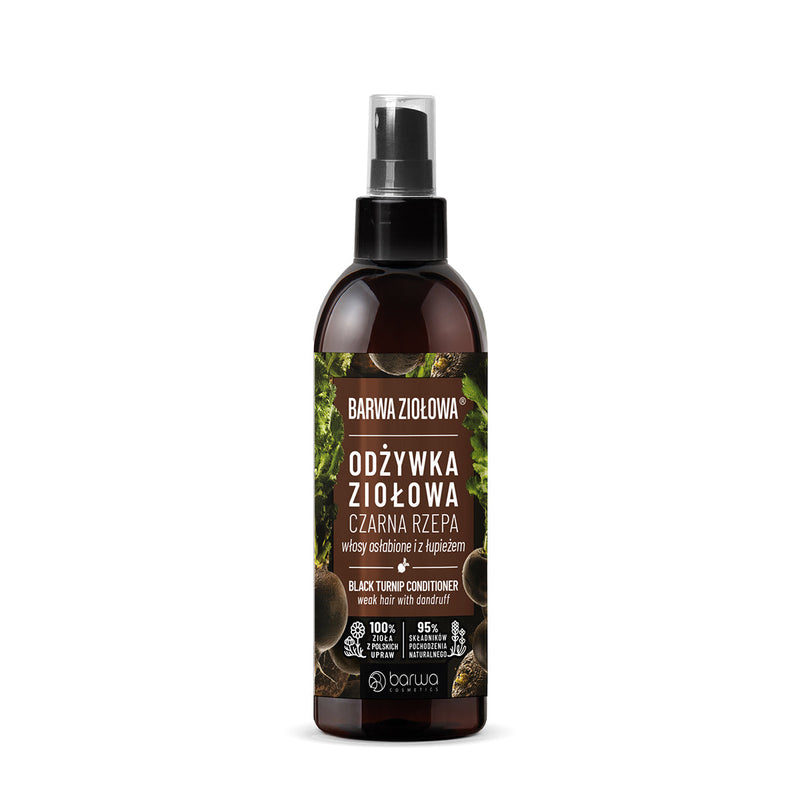 BARWA ZIOŁOWA - Black turnip conditioner weak hair with dandruff spray 250ml