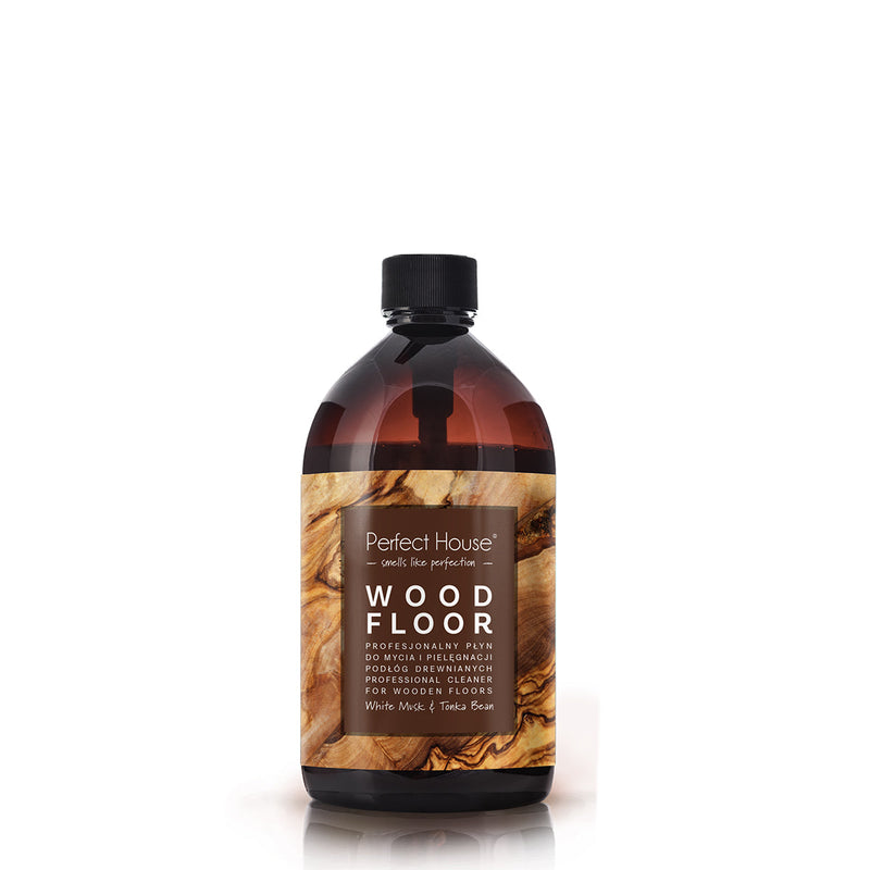 Perfect House - Wood floor professional liquid cleaner for wooden floors - White Musk & Tonka Bean 500ml