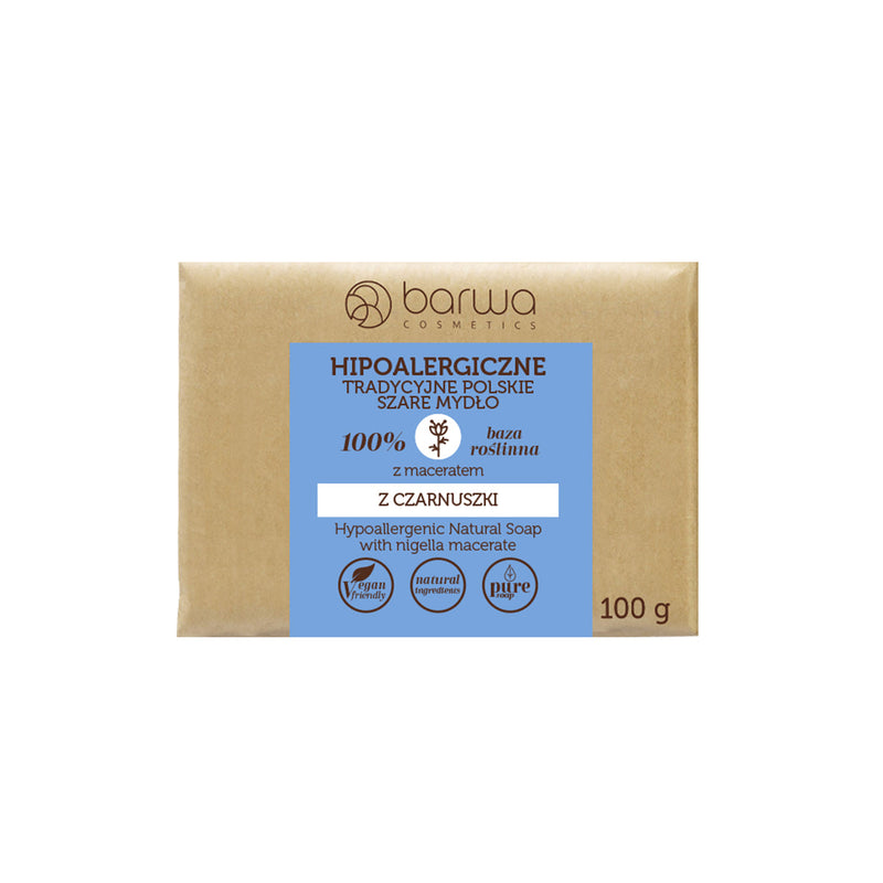 barwa COSMETICS - Hypoallergenic natural soap with nigella macerate 100g