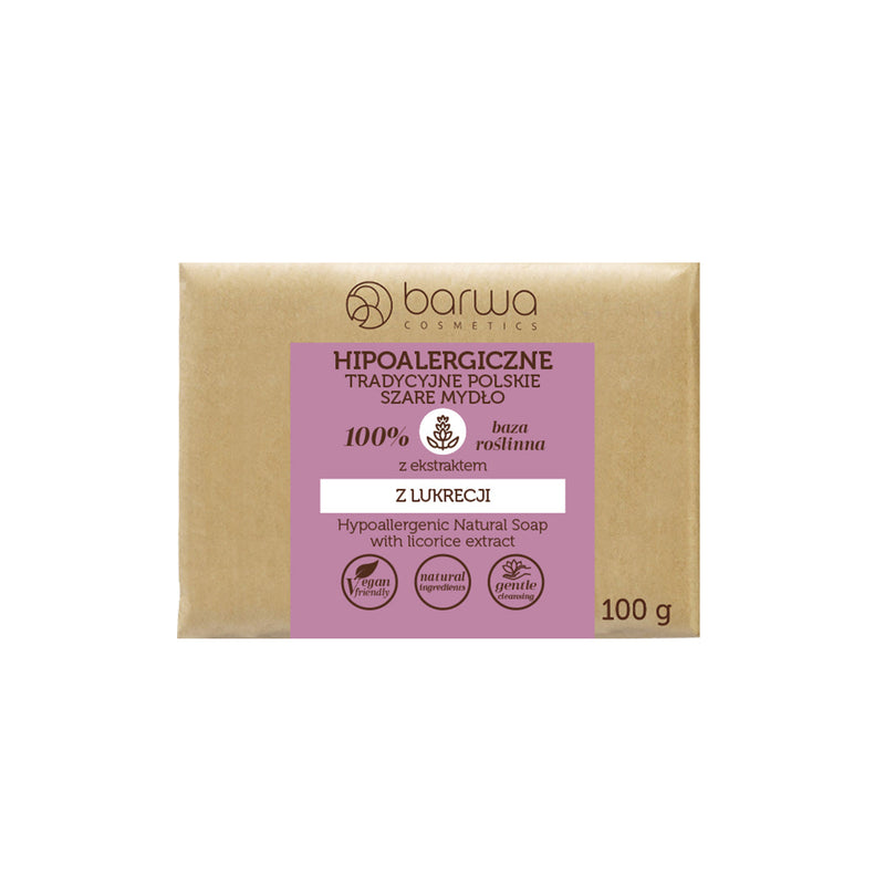 barwa COSMETICS - Hypoallergenic natural soap with licorice extract 100g