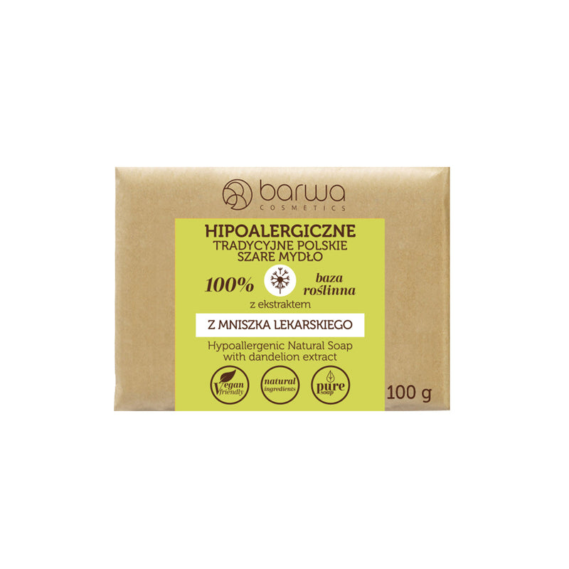 barwa COSMETICS - Hypoallergenic natural soap with dandelion extract 100g