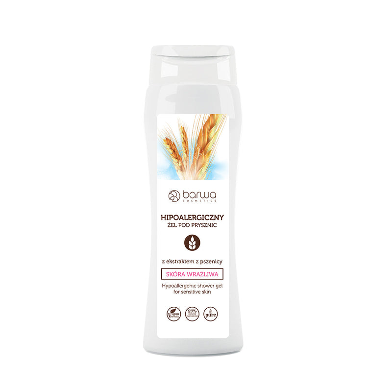 barwa COSMETICS - Hypoallergenic shower gel for sensitive skin with wheat extract 400ml