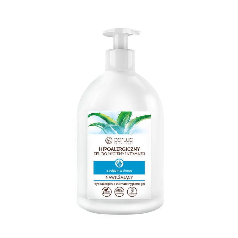 barwa COSMETICS - Hypoallergenic moisturizing intimate hygiene gel with aloe vera juice 500ml