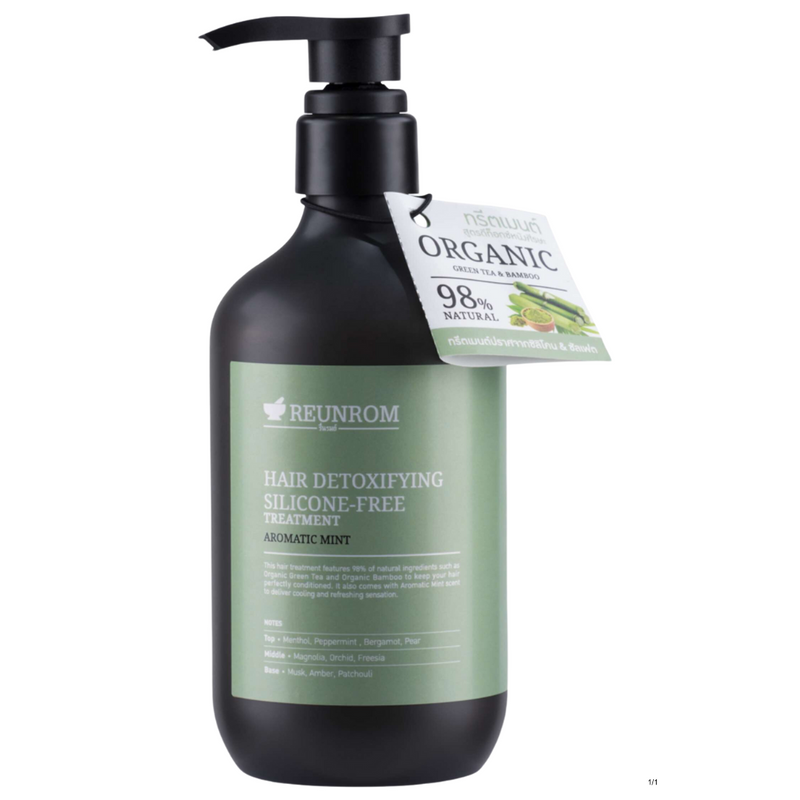 Hair Detoxifying Silicone-Free Treatment 500ml Reunrom Aromatic Mint