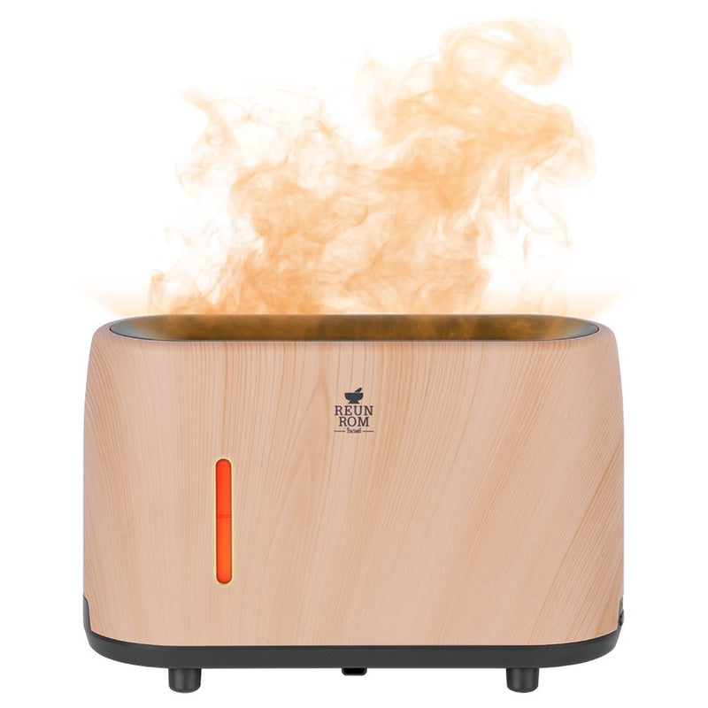 Flame Aroma Diffuser & Humidifier Reunrom Wood Color