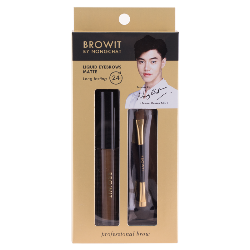 BROWIT - 液體啞光眉筆 03#麥芽朱古力色 Chocolate Malt