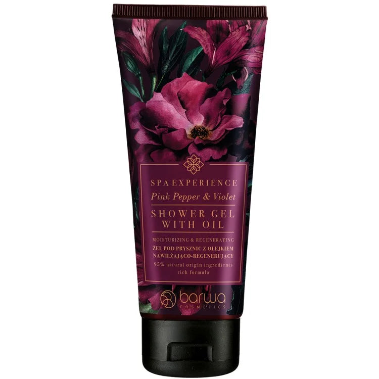 Shower gel + oil Moisturizing & regenerating Pink Pepper & Violet 200ml