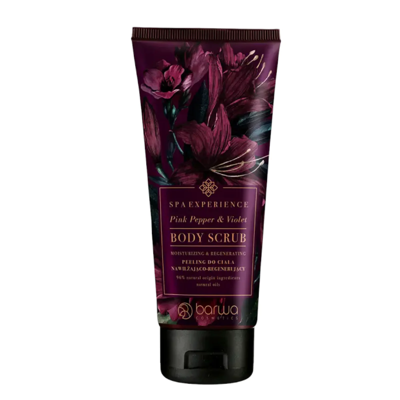 Body scrub Moisturizing & regenerating Pink Pepper & Violet 180ml