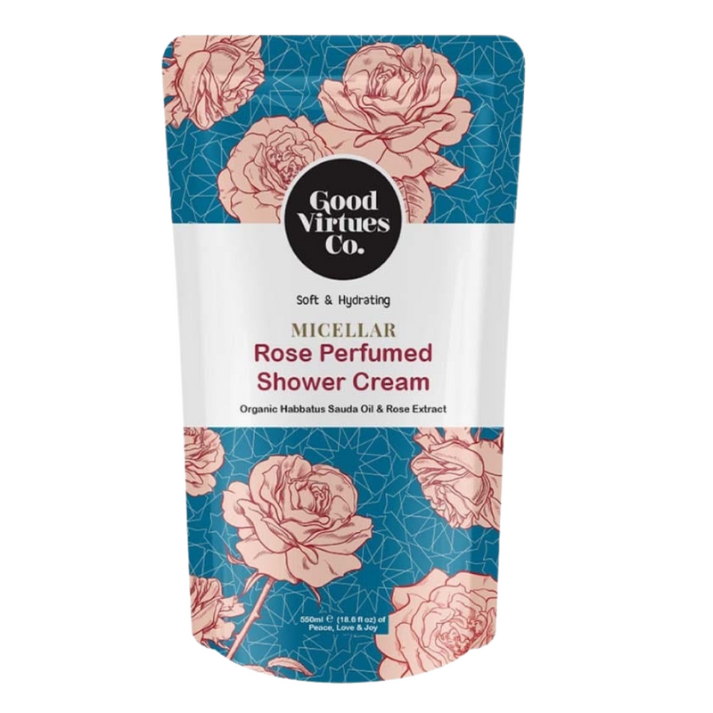 Micellar Rose Perfumed Shower Cream Refill Pack 550ml