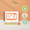 Anti-bacterial Baby Wipes - 80 wipes