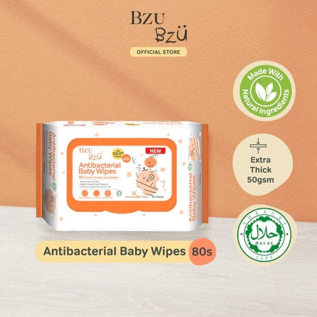 Anti-bacterial Baby Wipes - 80 wipes