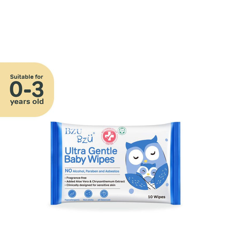 Ultra Gentle Baby Wipes - 10 wipes