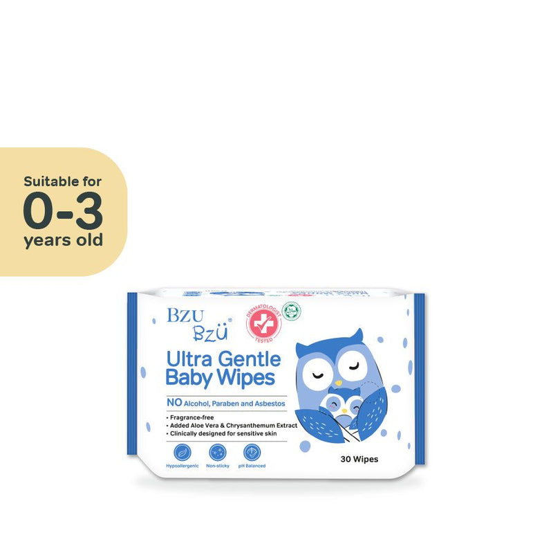 Ultra Gentle Baby Wipes - 30 wipes