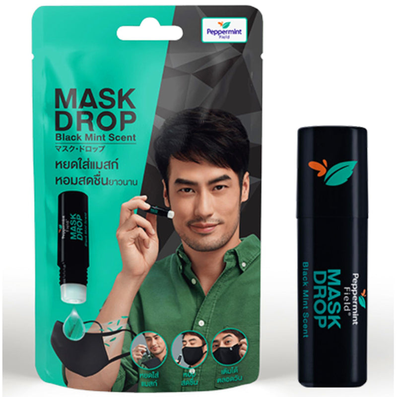 Peppermint Field Mask Drop Black Mint Scent (3g) (Expiry Date: 8/3/2024)