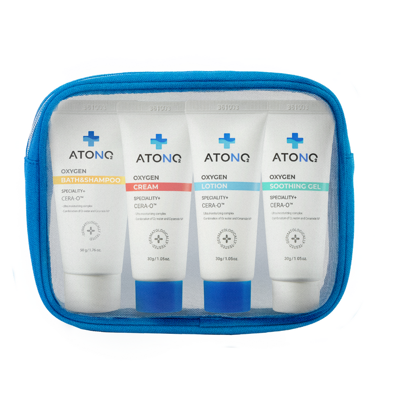 TRAVEL KIT (CREAM, LOTION, SOOTHING GEL, BATH & SHAMPOO)