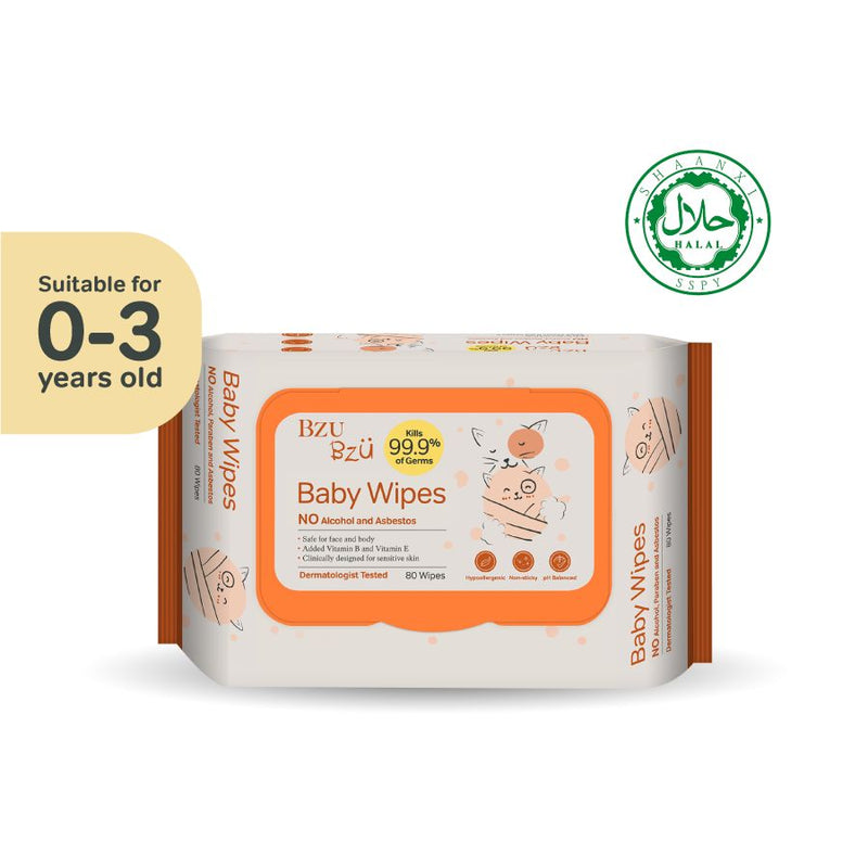 Anti-bacterial Baby Wipes - 80 wipes