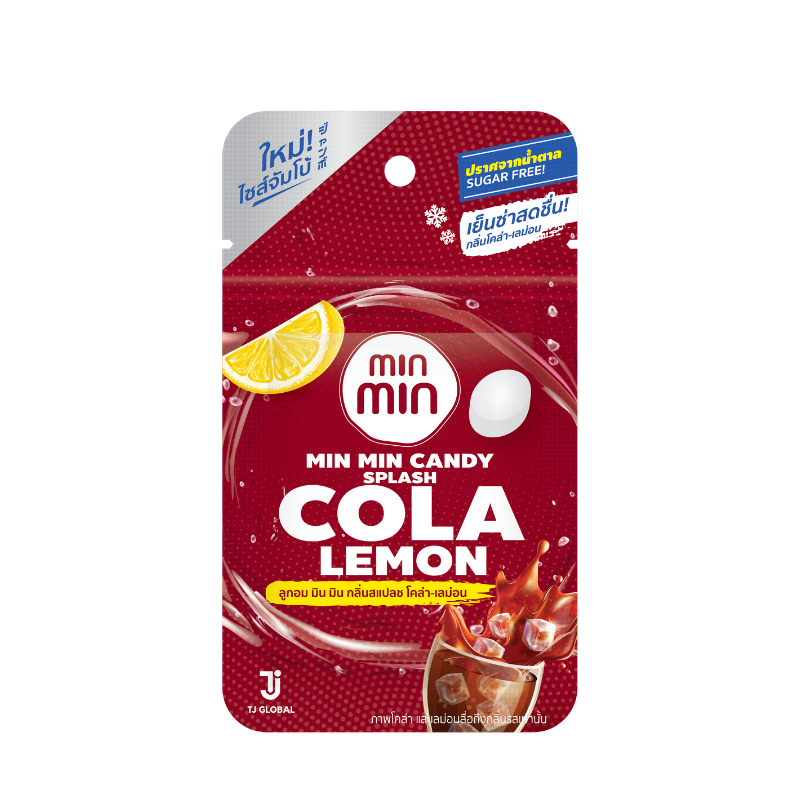 Sugar-free Cooling Candy - Splash Cola Lemon 14g