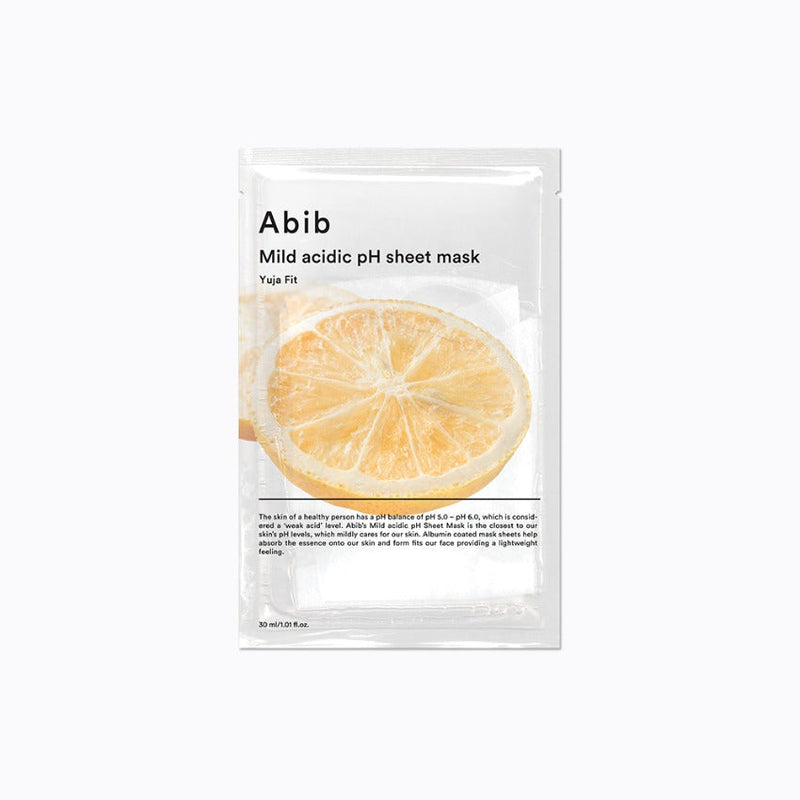 Mild Acidic pH Sheet Mask- Yuja (10pcs)