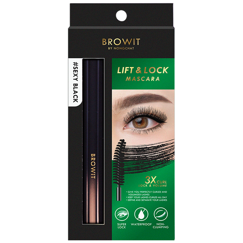 Lift & Lock Mascara 6g Browit #Sexy Black