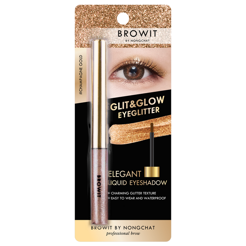 Glit & Glow Eyeglitter 3g Browit #Champagne Gold