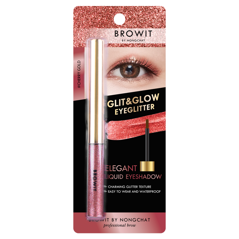 Glit & Glow Eyeglitter 3g Browit #Cherry Gold