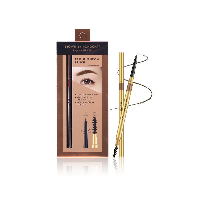 Pro Slim Brow Pencil 0.06g Browit #Copper Brown (Y2021)