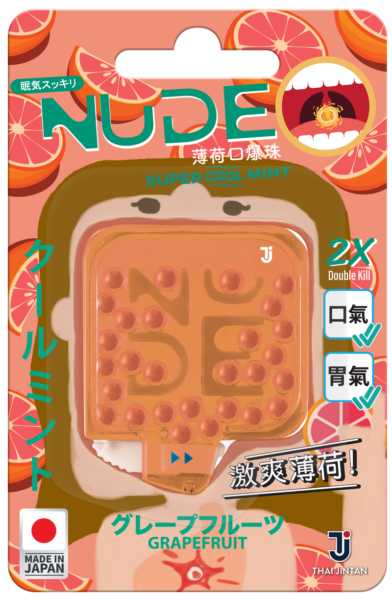 NUDE Capsule Super Cool Mint - Grapefruit Flavor