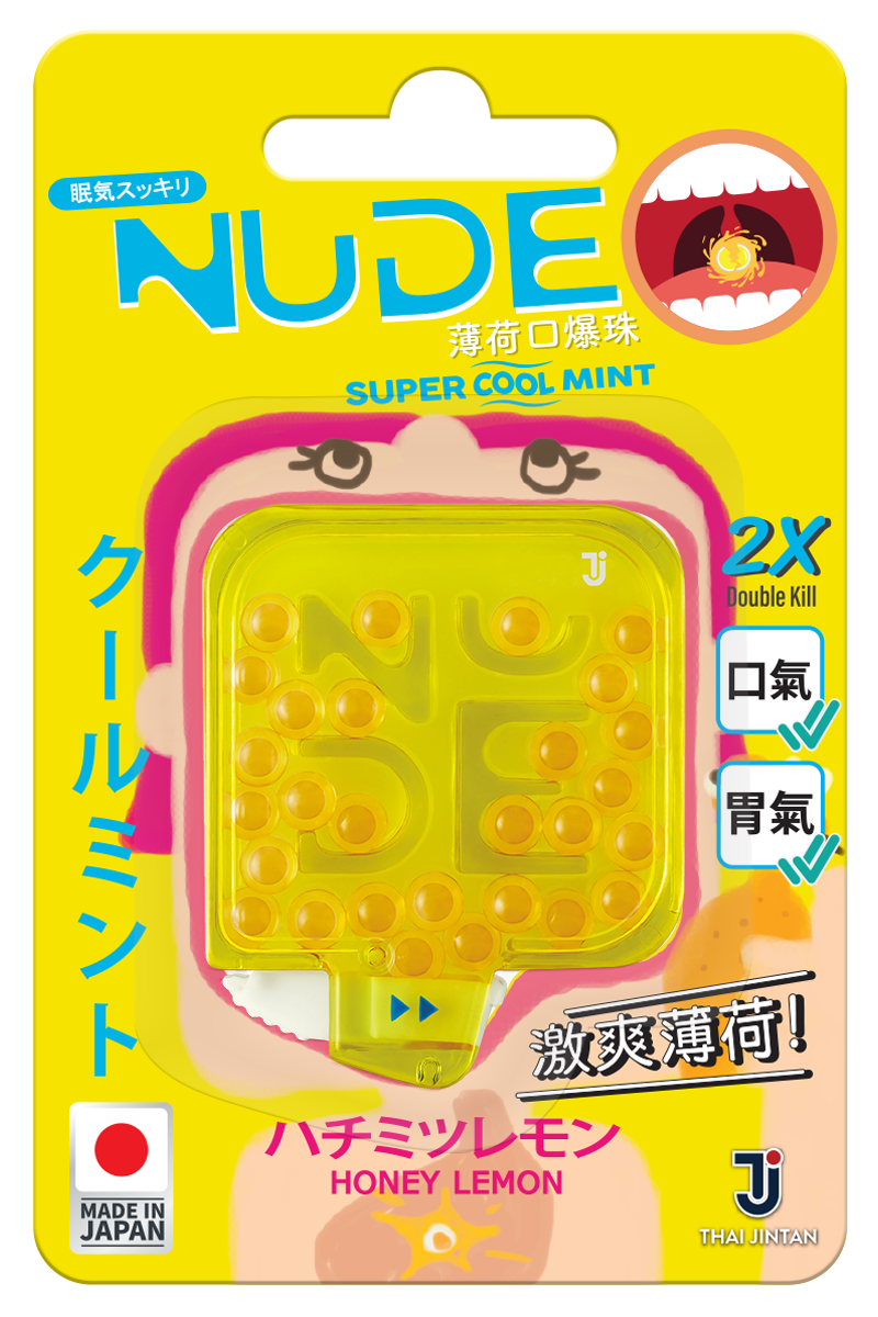 NUDE Capsule Super Cool Mint - Honey Lemon