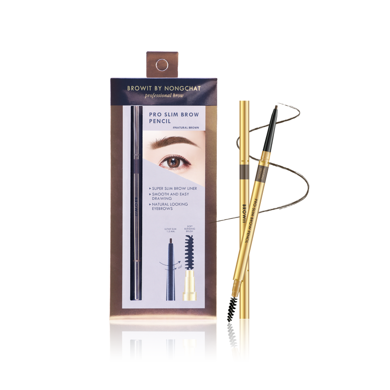 Pro Slim Brow Pencil 0.06g Browit #Natural Brown (Y2021)