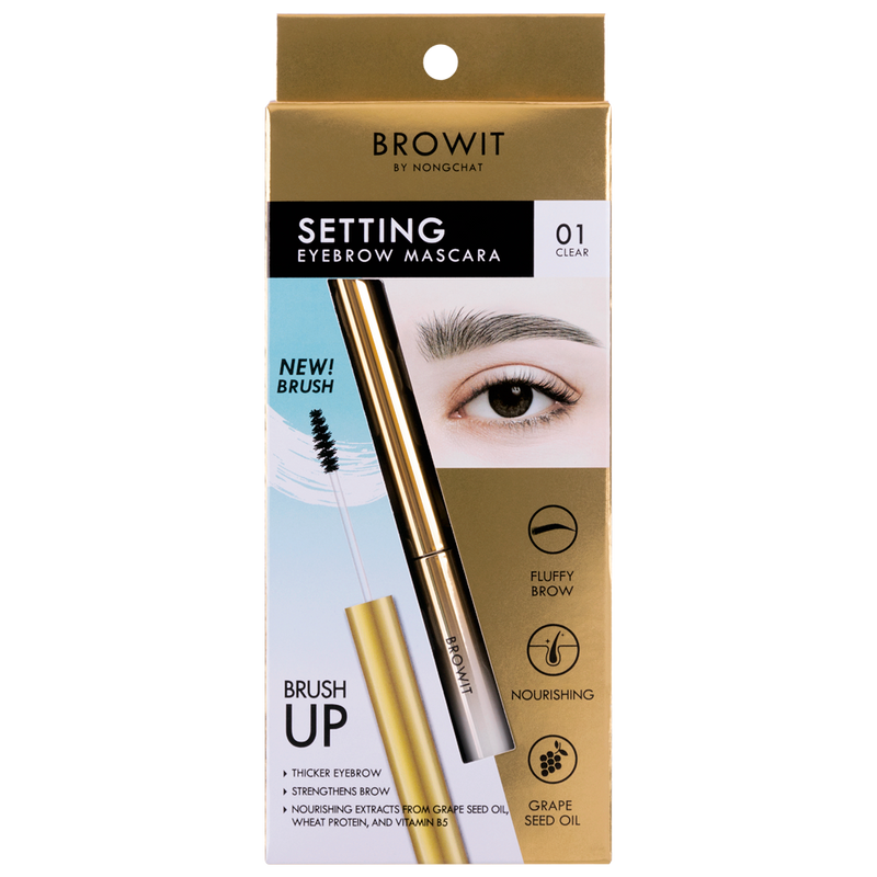 Setting Eyebrow Mascara 2g Browit #01 Clear