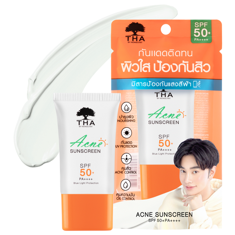 Acne Sunscreen SPF50+ PA++++ 15g THA BY NONGCHAT