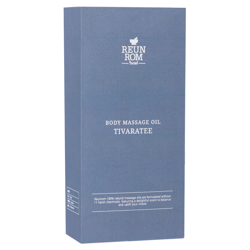 Body Massage Oil 110ml Reunrom Tivaratee