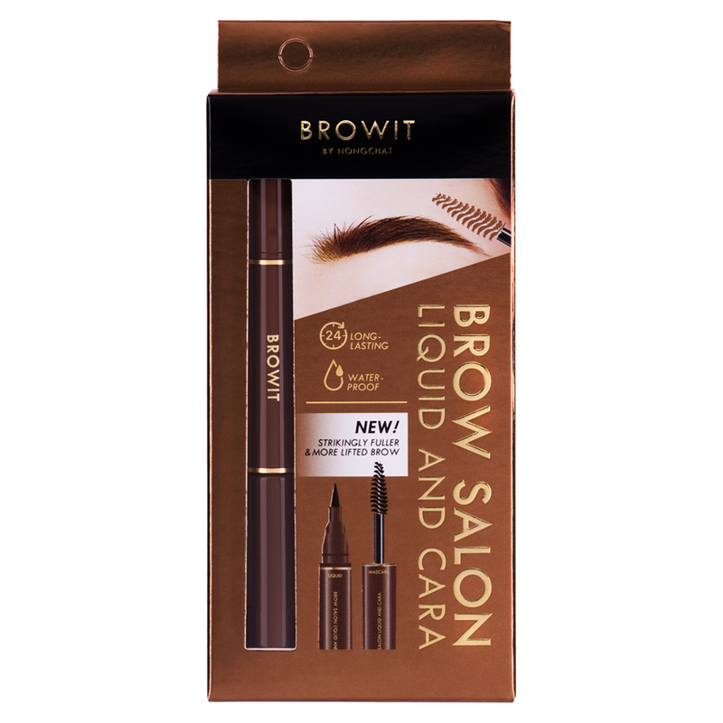 Brow Salon Liquid and Cara 1ml+3.5g Browit 01 Couture Brown (Y2021)