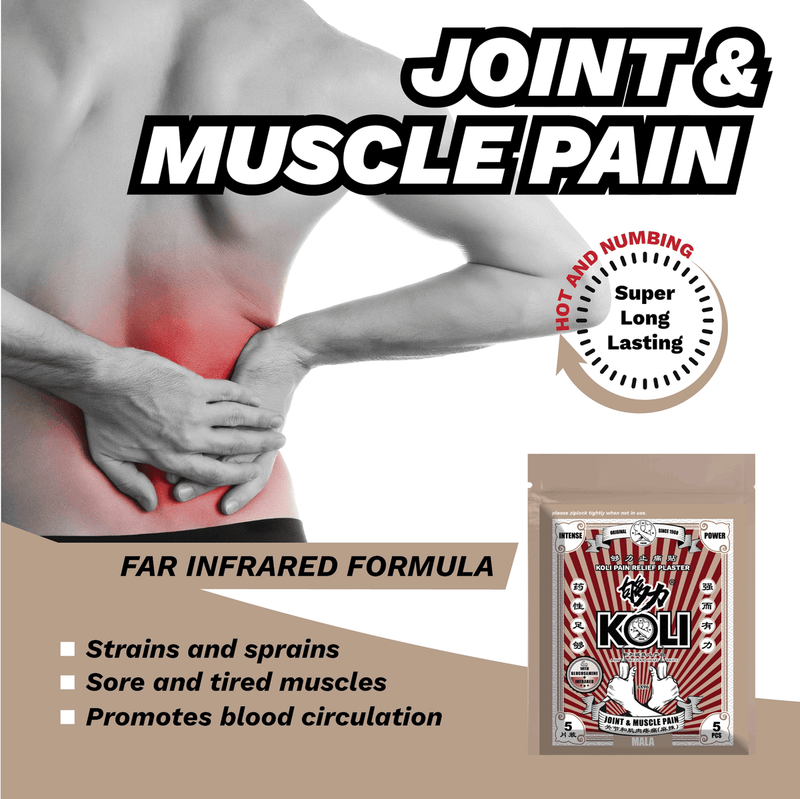 Mala Pain Relief Plaster - Joint & Muscle Pain 5s (Intense Power)