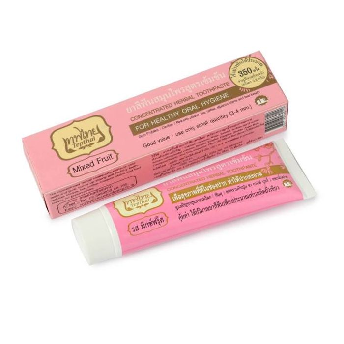 Herbal Toothpaste Mixed Fruit (70g) (Pink) (Expiry Date: 15/3/2024)