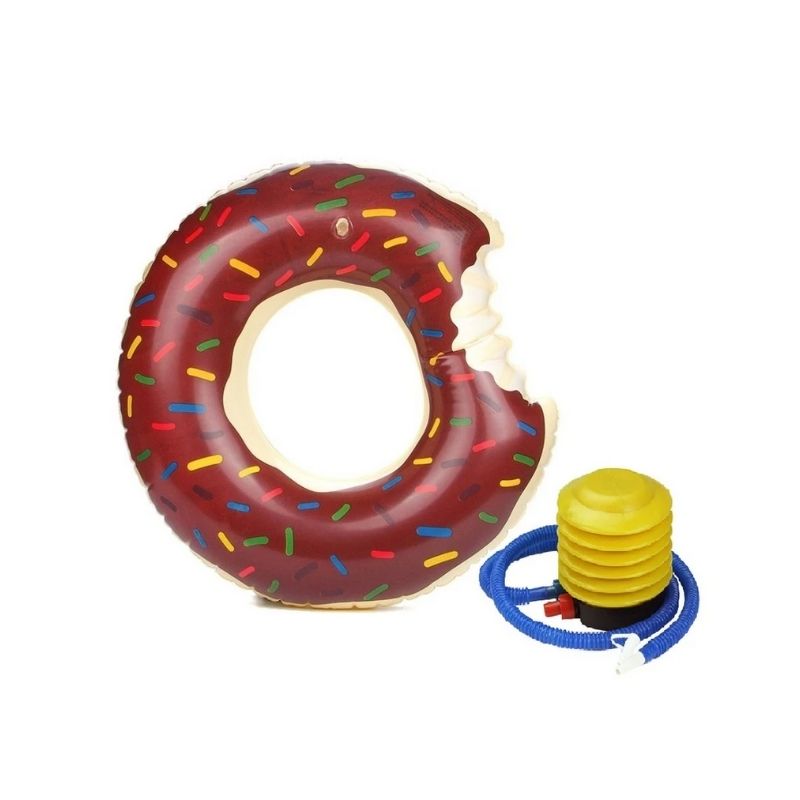 Inflatable Donut Swim Ring - Brown D